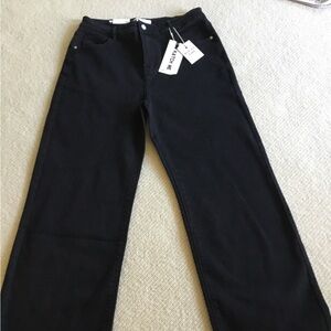 Match Me Women's Black Wide-Leg Jeans